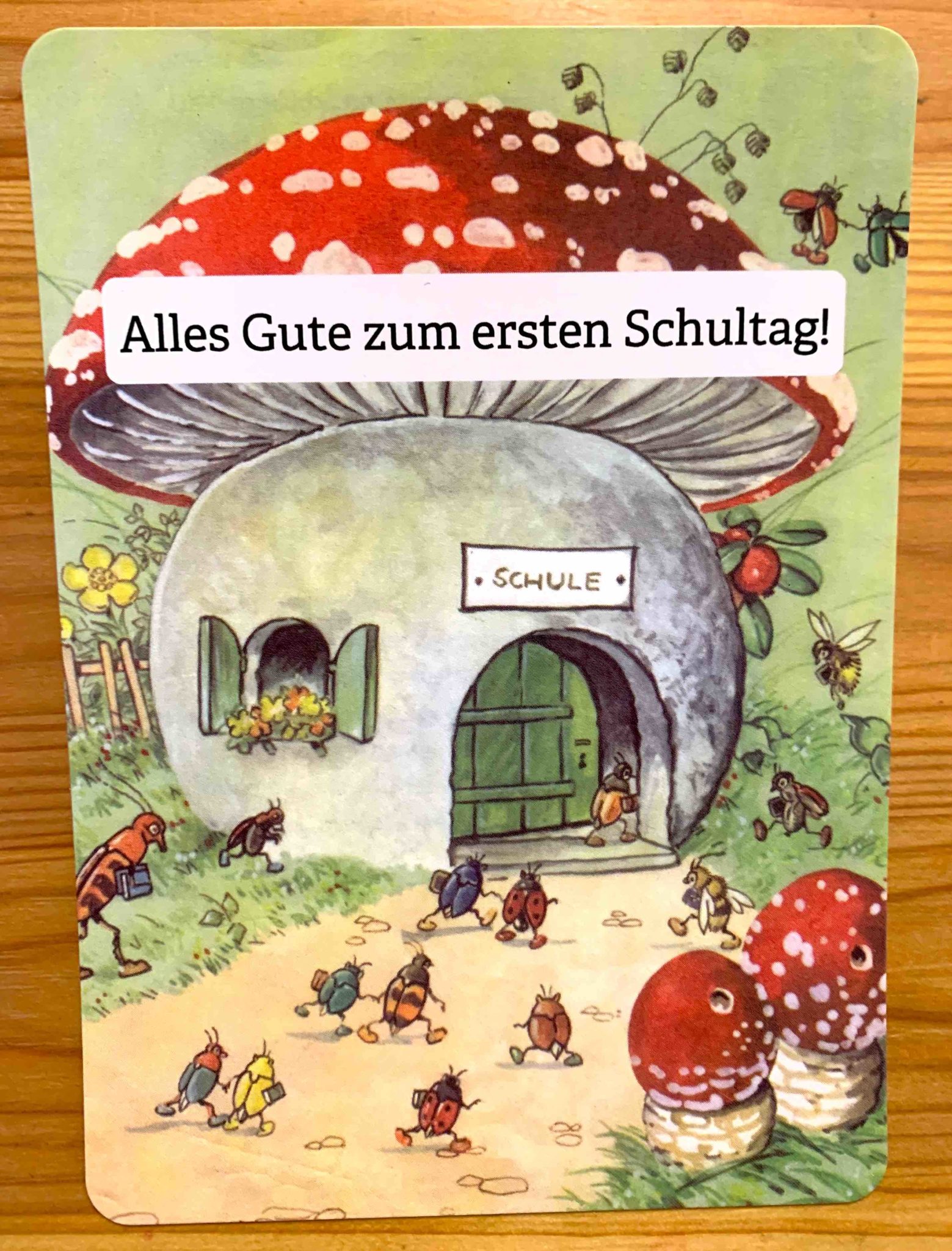 Grußkarte mit Gedicht zum 1. Schultag Praxis Förderdiagnostik